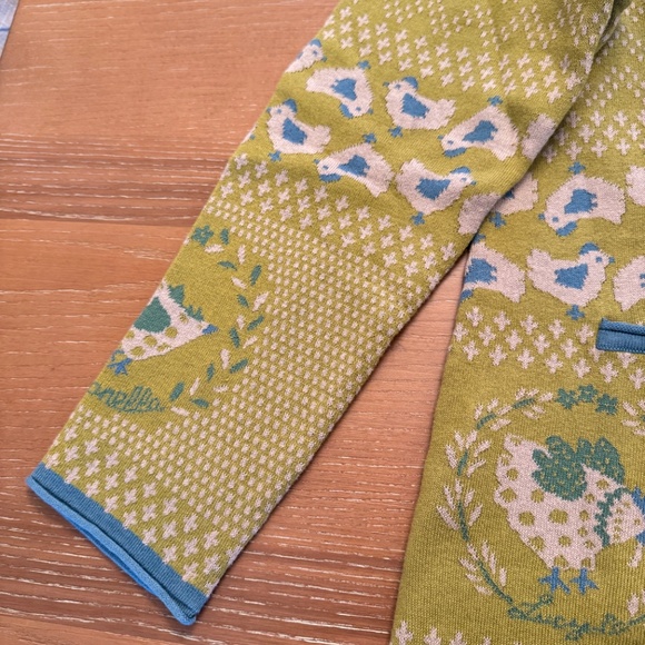 Gudrun Sjöden Charming CHICKEN Print Cardigan – NWOT - Picture 5 of 15